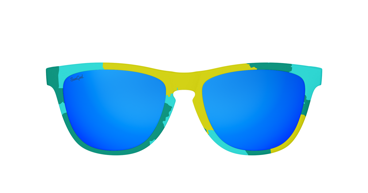 Powder UK Limited Edition Tula sunglasses in bold print hard case-NWT Powder Sunglasses | Edmonds main image 4